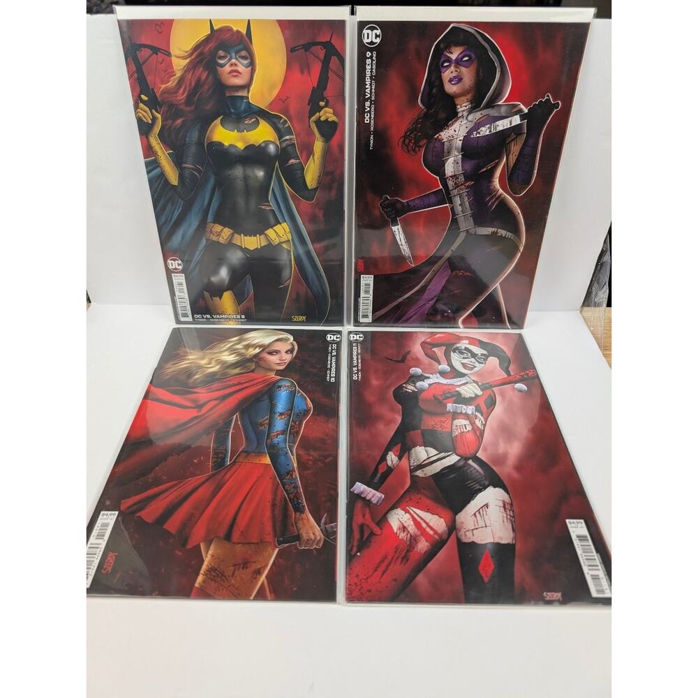 DC vs Vampires Lot of 4‎ Issues #8-11 DC Comics Szerdy Variants